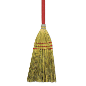 Boardwalk® Corn-fiber Brooms, Corn-synthetic Fiber Bristles, 36" Overall Length, Gray-natural, 12-carton freeshipping - TVN Wholesale